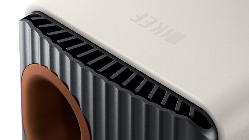 Close up behind of the KEF LS50 Wireless Speaker